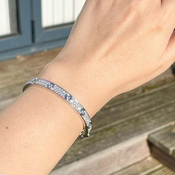 ETERNITY LINK - Silver Zircon Bracelet