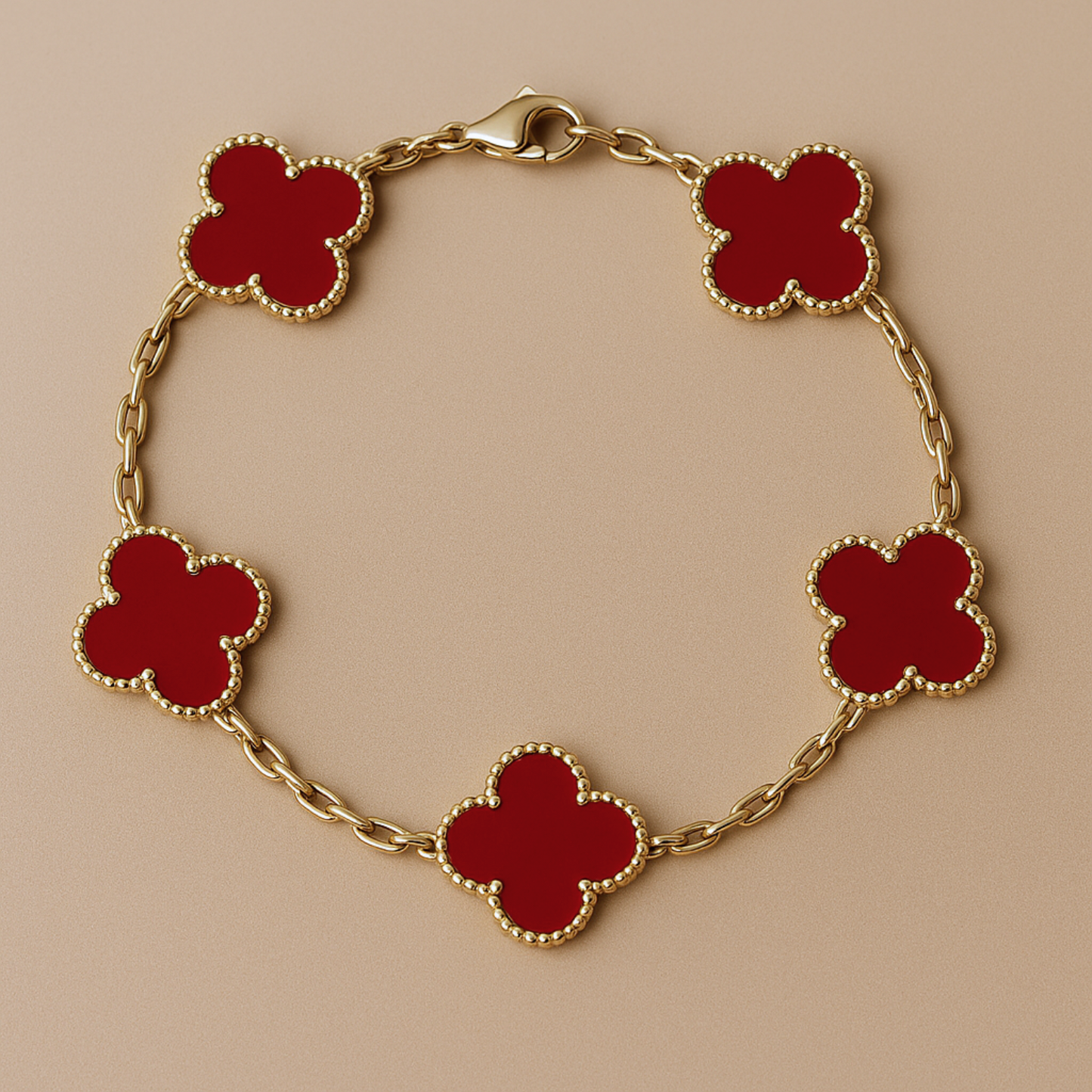 CLOVER - Red Bracelet