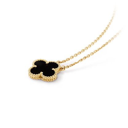 CLOVER - Black Necklace