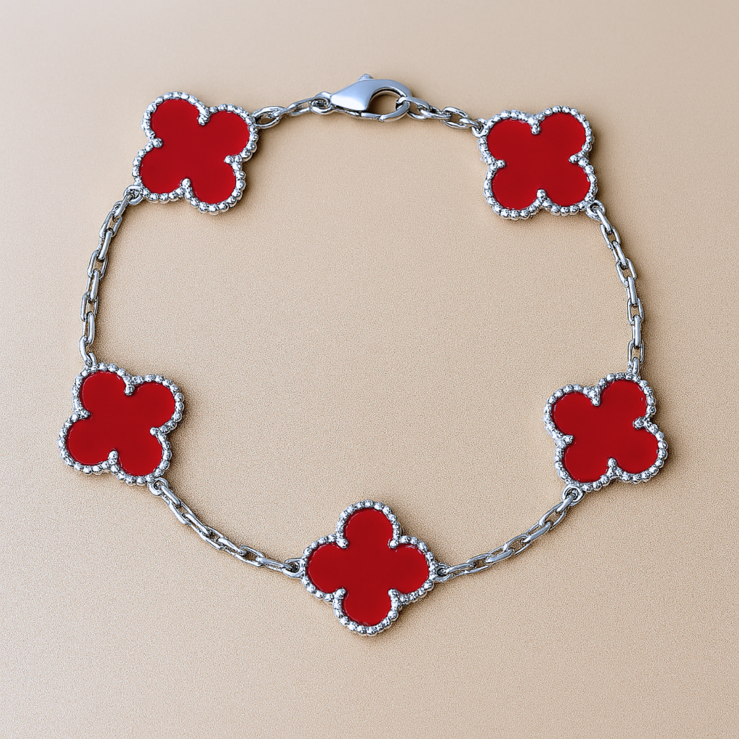 CLOVER - Red Bracelet
