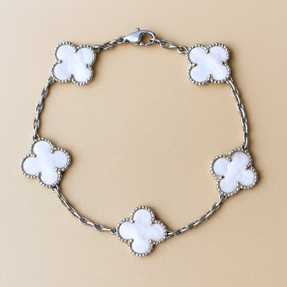 CLOVER - White Bracelet