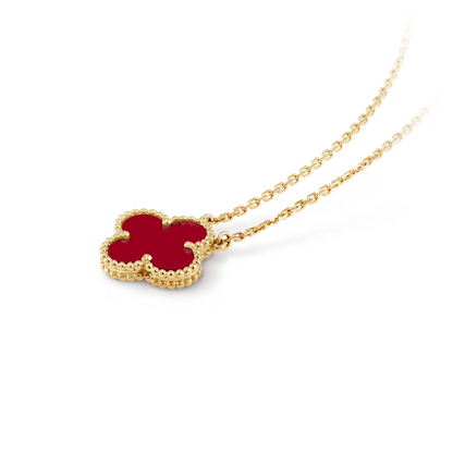 CLOVER - Red Necklace