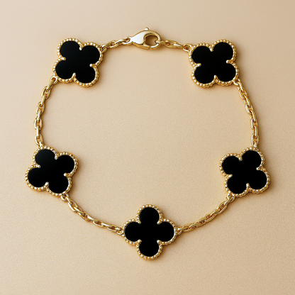 CLOVER - Black Bracelet