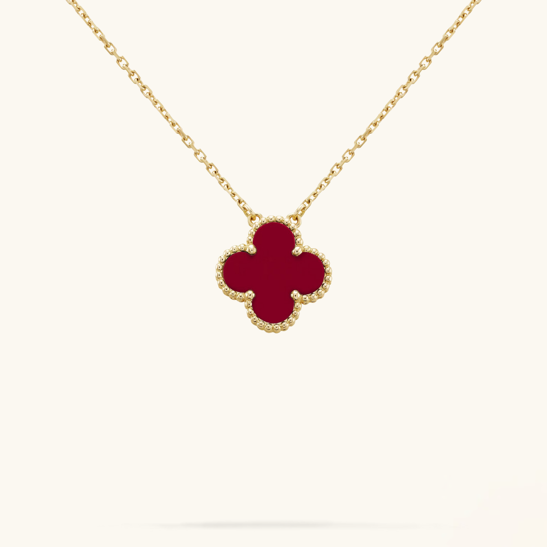 CLOVER - Red Necklace