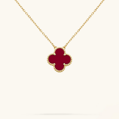 CLOVER - Red Necklace