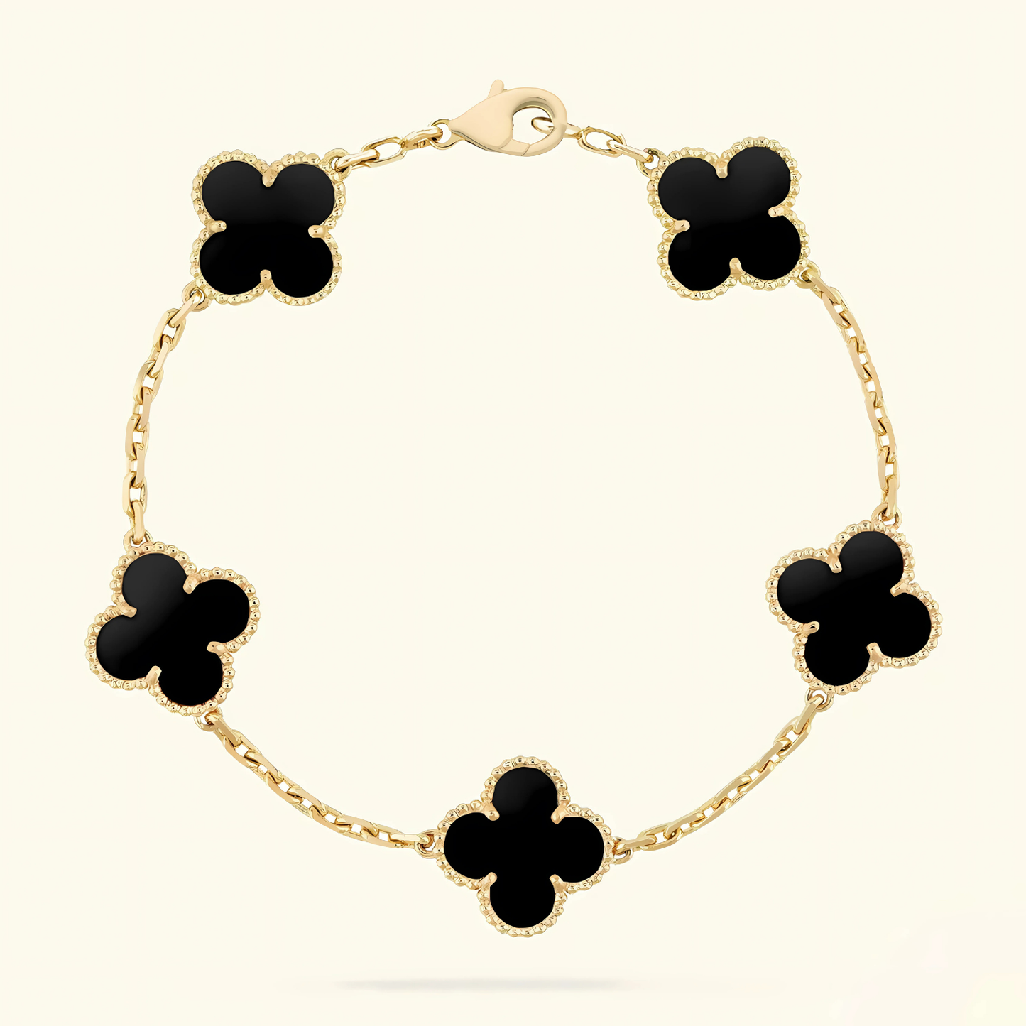 CLOVER - Black Bracelet