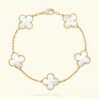 CLOVER - White Bracelet