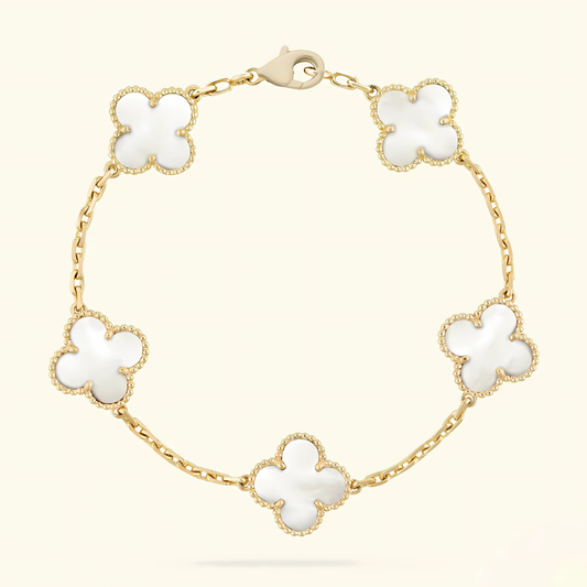 CLOVER - White Bracelet