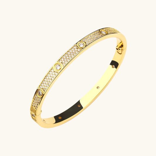 ETERNITY DELUXE - Gold Zircon Bracelet