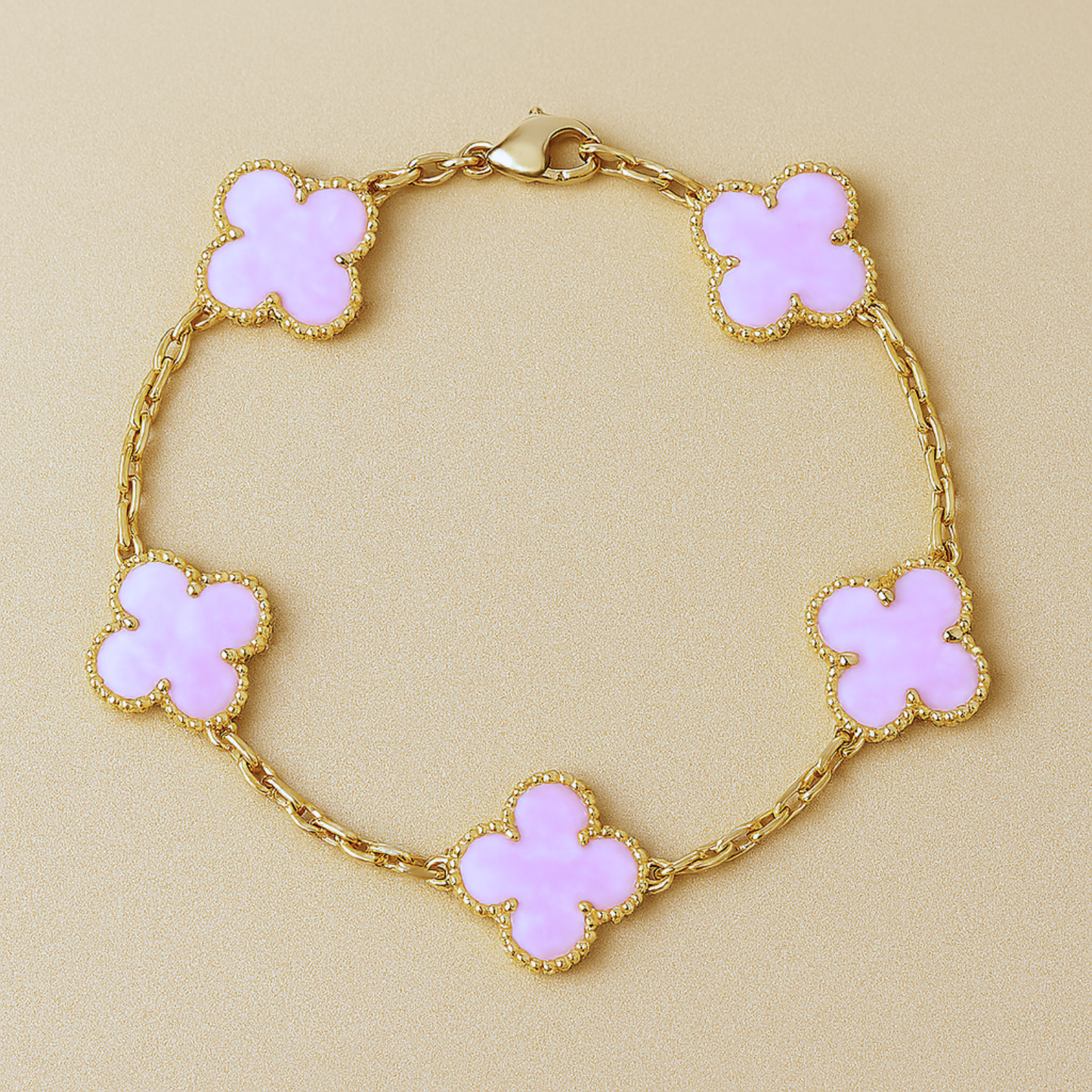 CLOVER - Pink Bracelet
