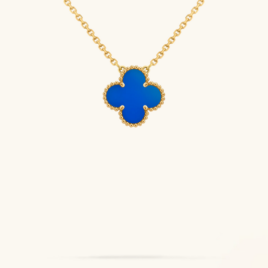 CLOVER - Blue Necklace