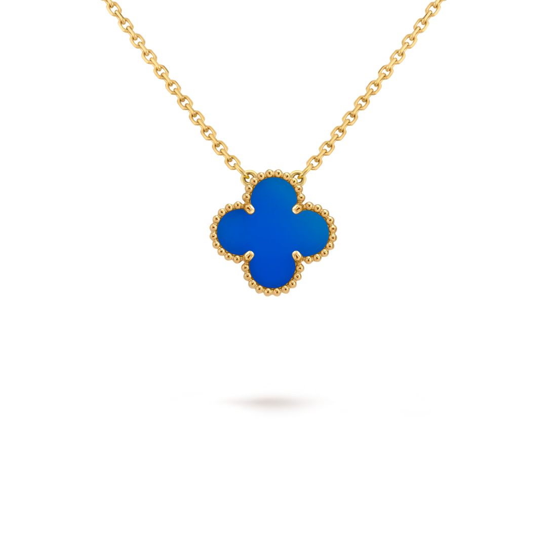 CLOVER - Blue Necklace