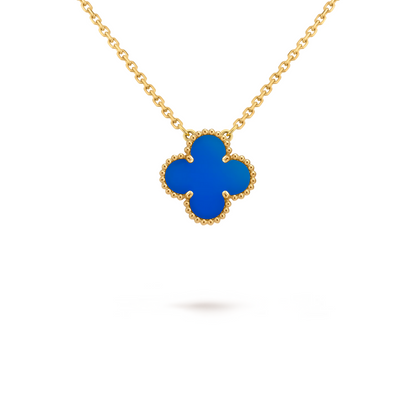 CLOVER - Blue Necklace