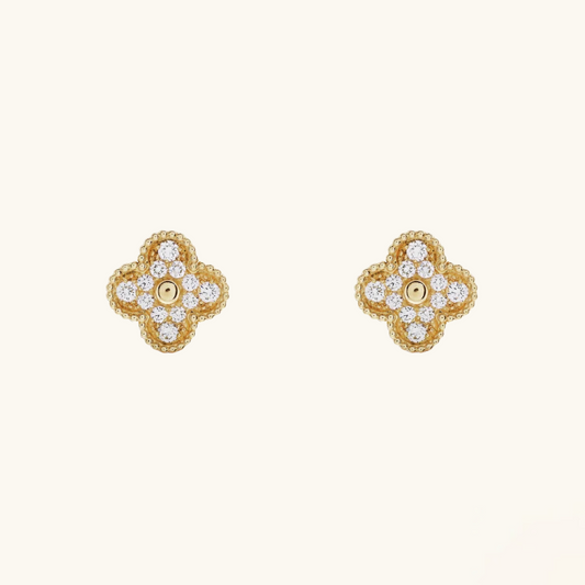 CLOVER - Gold Earrings Prestige