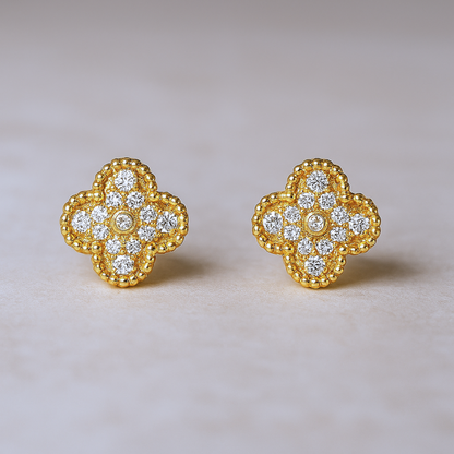 CLOVER - Gold Earrings Prestige