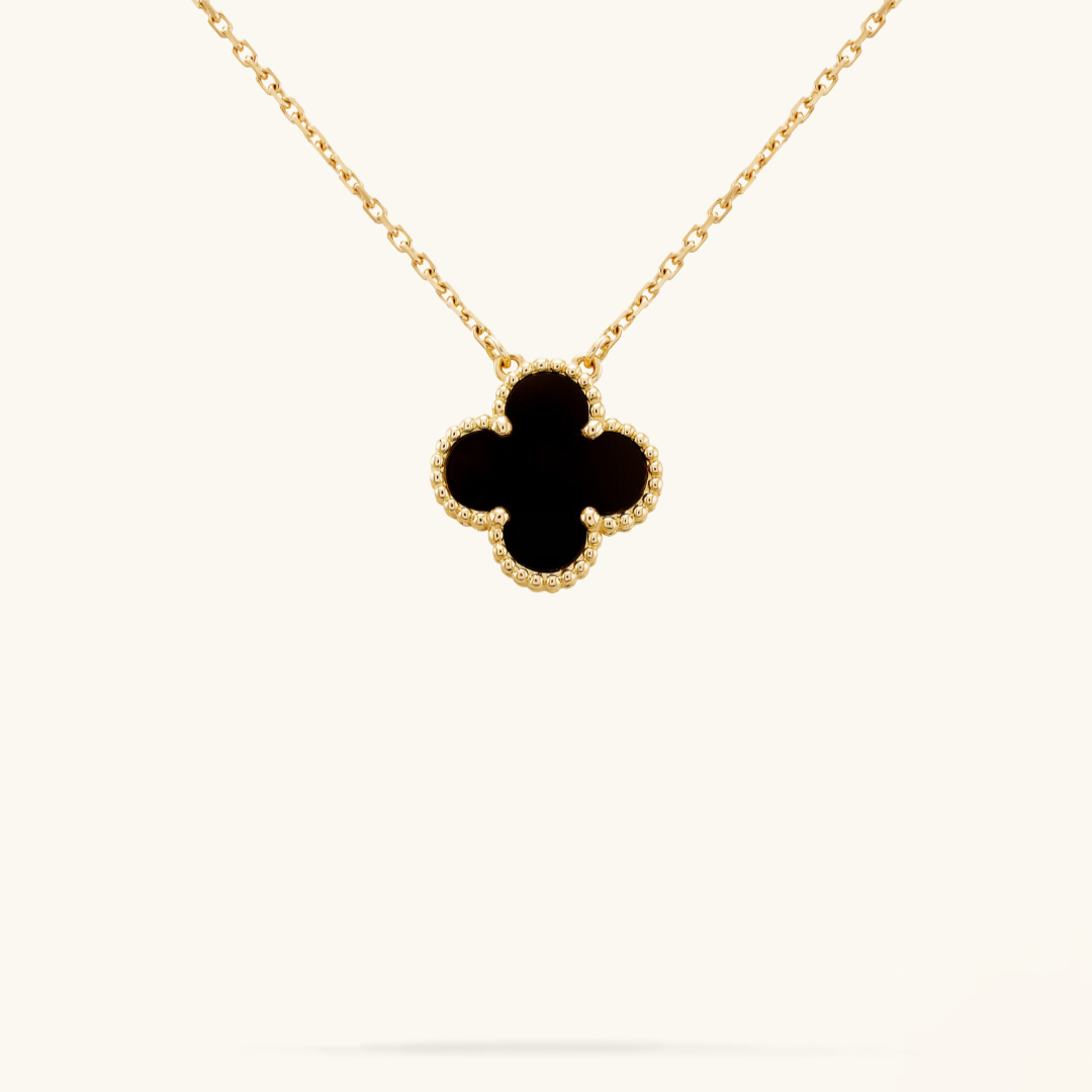CLOVER - Black Necklace