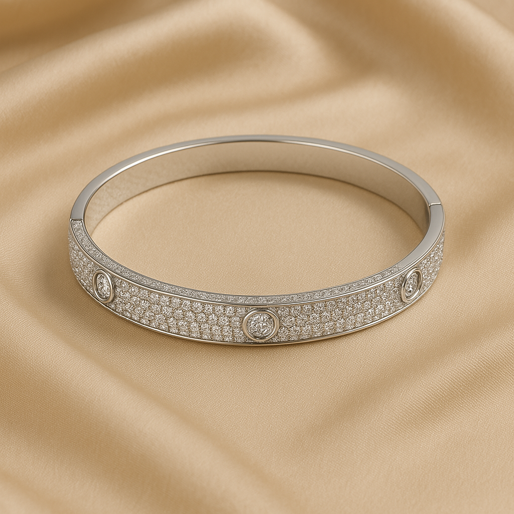 ETERNITY LINK - Silver Zircon Bracelet