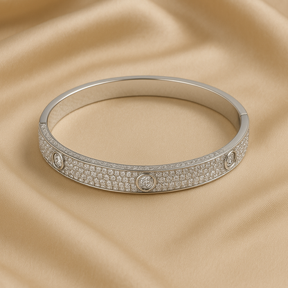 ETERNITY LINK - Silver Zircon Bracelet