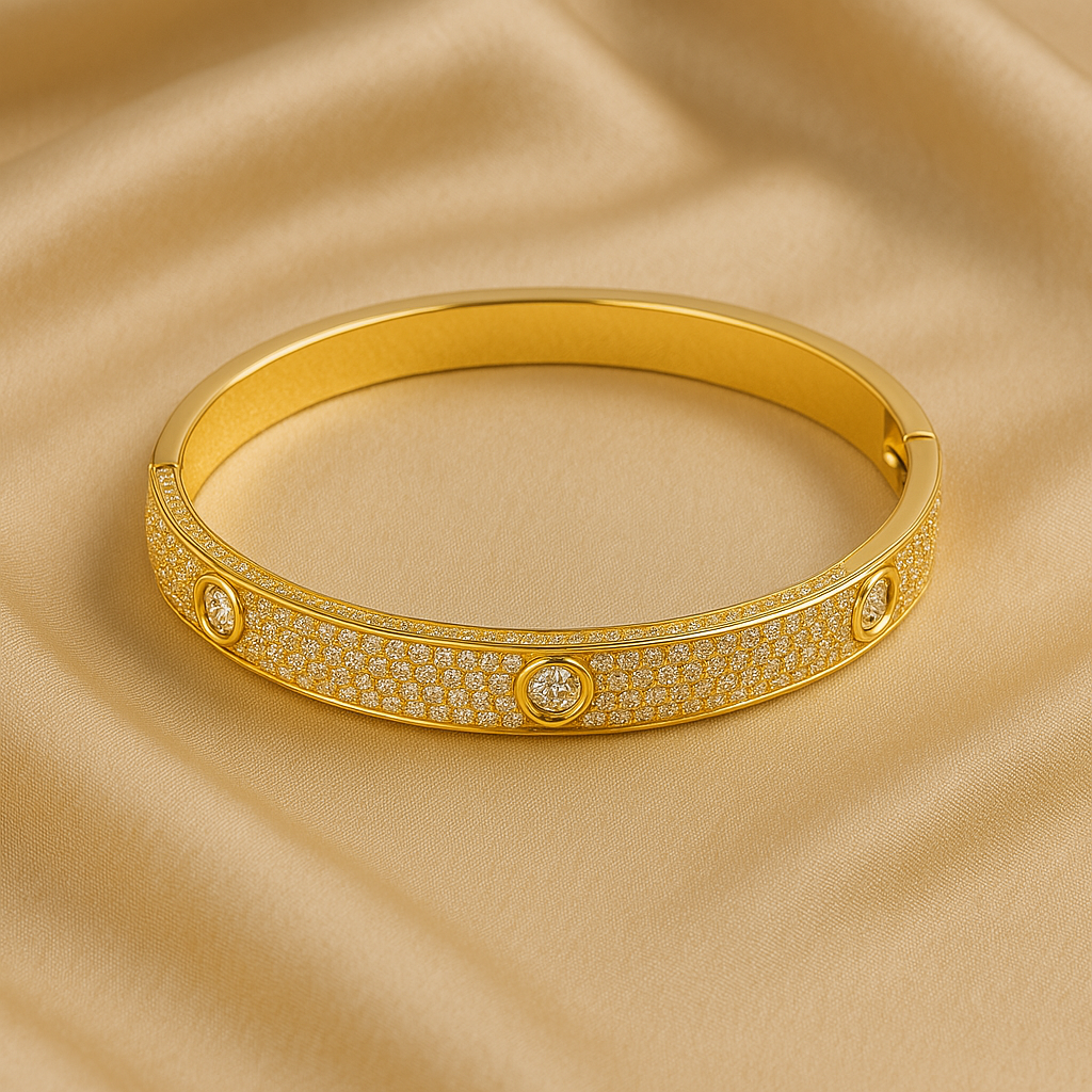 ETERNITY DELUXE - Gold Zircon Bracelet