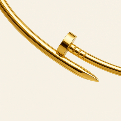 Nail - Golden Necklace