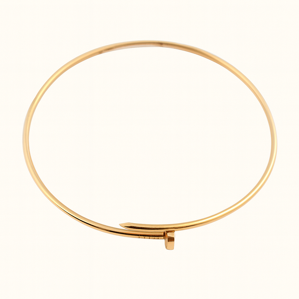 Nail - Golden Necklace